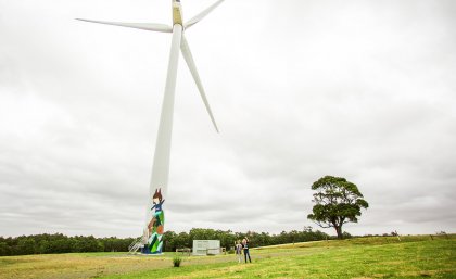 Hepburn Wind, a 4.1MW two-turbine wind farm cooperative